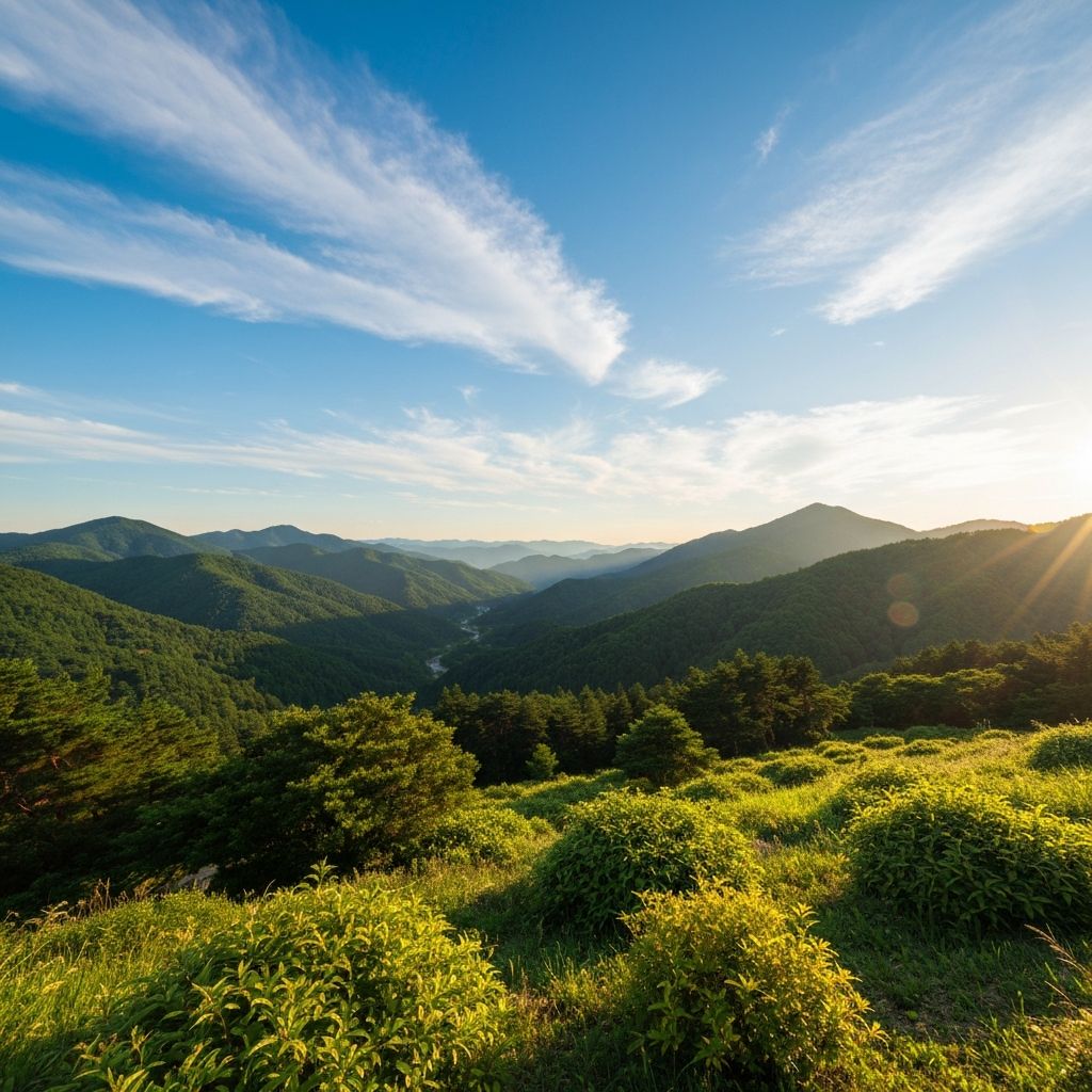 Natural landscape representing holistic well-being
